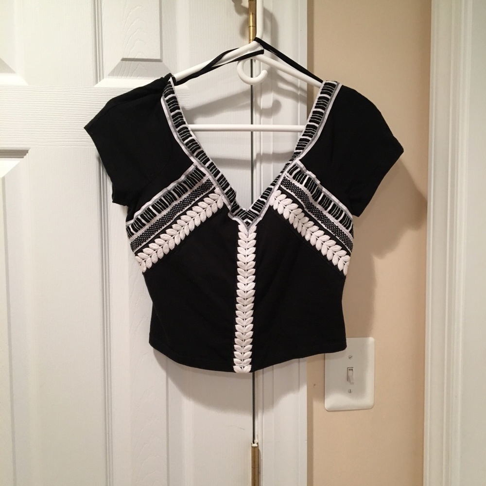 Knit cropped top
